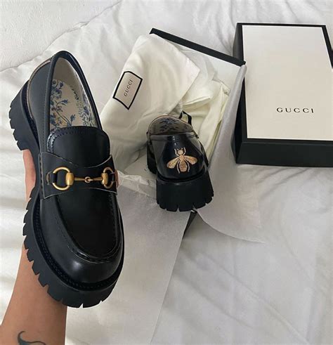 chunky gucci loafers